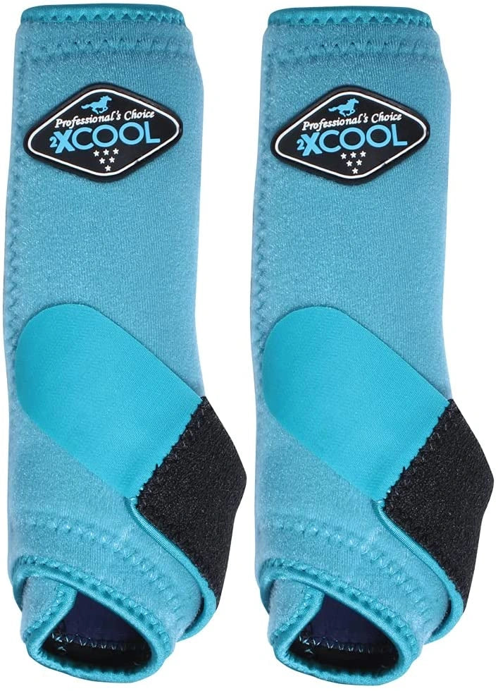 Professional's Choice Sports Medicine 2XCOOL Pattern Horse Equine Boots Front Pair - Hooves and Paws