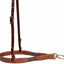 Professional's Choice Ultimate Tiedown Noseband - Hermann Oak Leather, Rubber Inserts & Brass Hardware
