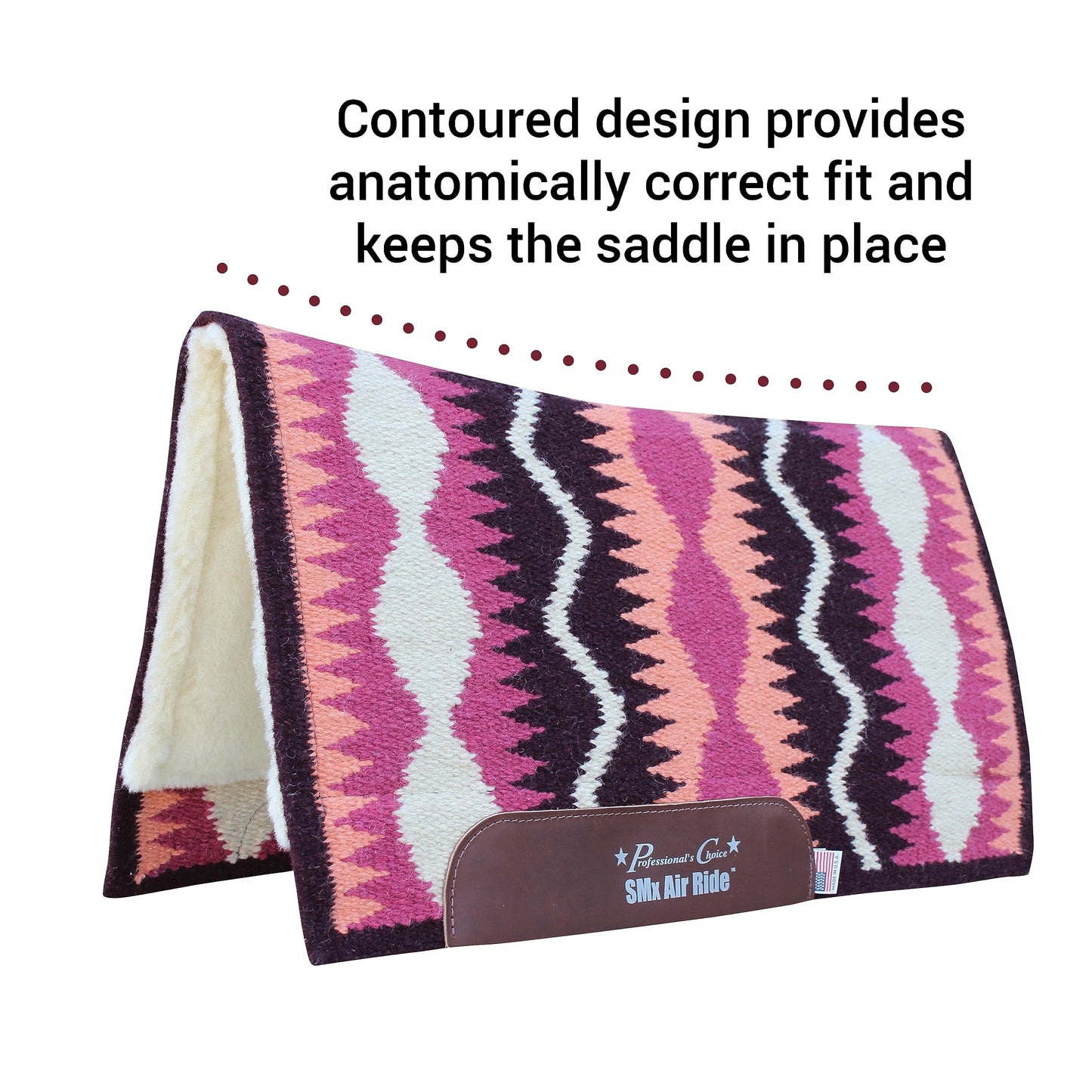 Professional's Choice Comfort-Fit SMX Air Ride Pad | Cooling System & Shock Absorption | Serpentine