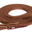 Weaver Leather ProTack Oiled Split Reins - Hermann Oak Harness Leather - 5/8" x 8'