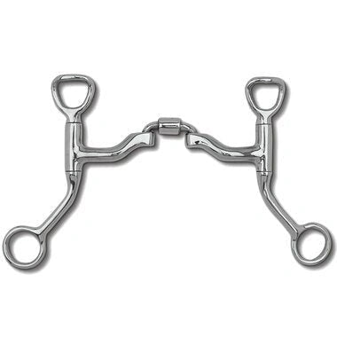 Myler Hbt Shank With Sweet Iron Correctional Ported Barrel Tom Thumb Snaffle 5 Inch Mouth Mb 41pb - Hooves and Paws