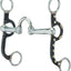Weaver Leather Antique Argentine Low Port Correction Bit - 5" Sweet Iron Mouth with Copper Inlay & German Silver Trim