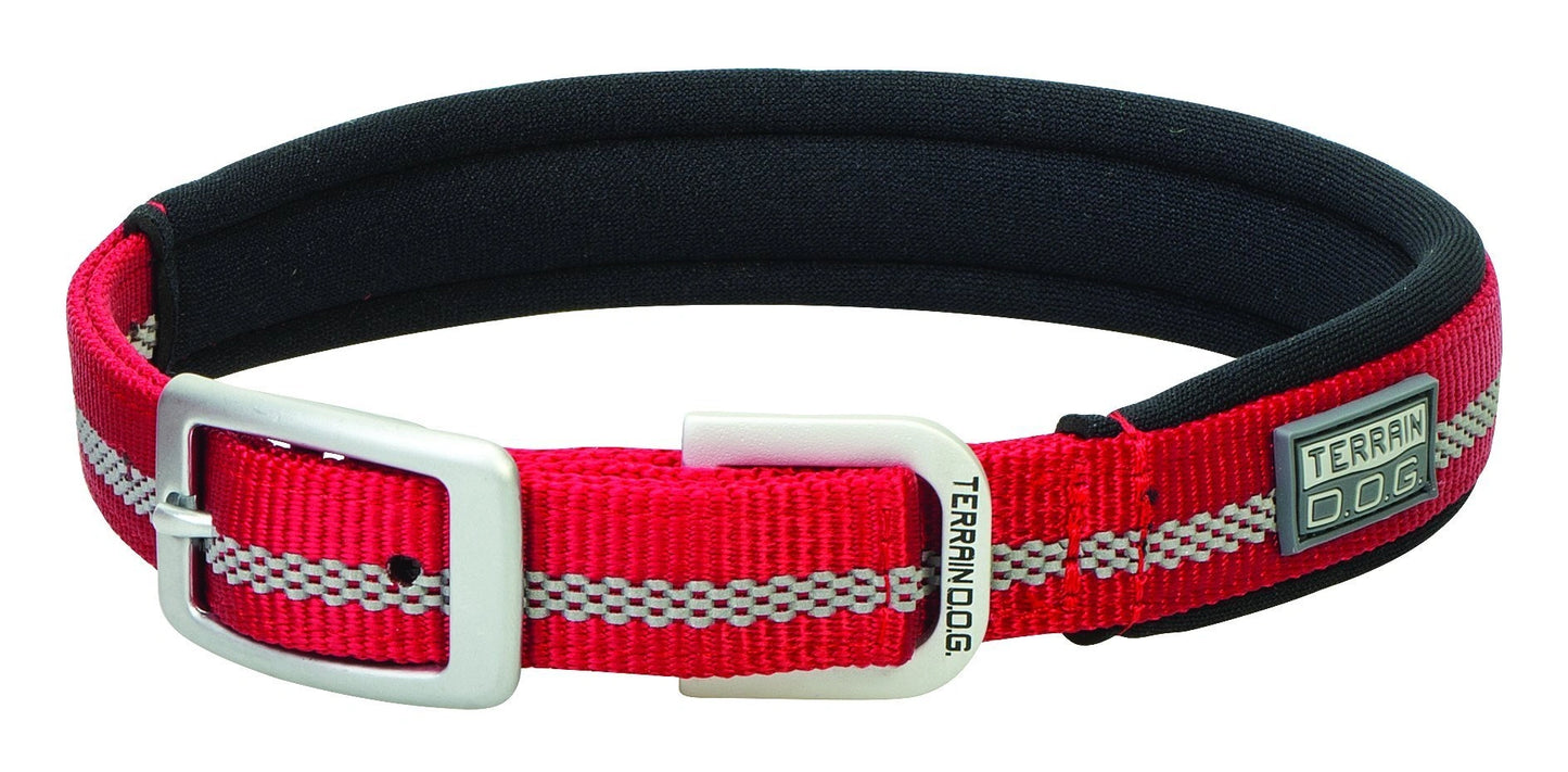 Weaver Leather Reflective Neoprene Lined Dog Collar (Sell out) - Hooves and Paws