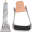 Cashel Engraved Slanted Stirrups - 2.5" Aluminum Offset Design for Knee Comfort