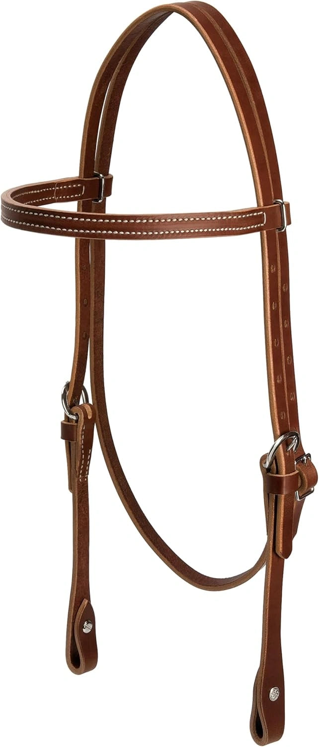 Weaver Leather Horizons Sunset Headstall - 5/8" Harness Leather