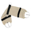 Weaver Equine Rayon 17 Strand Horse Cinch, Anti - Slip Saddle Cinch Girth with Flat Buckle, Western Horse Riding Supplies, ‎Tan/Black - Hooves and Paws