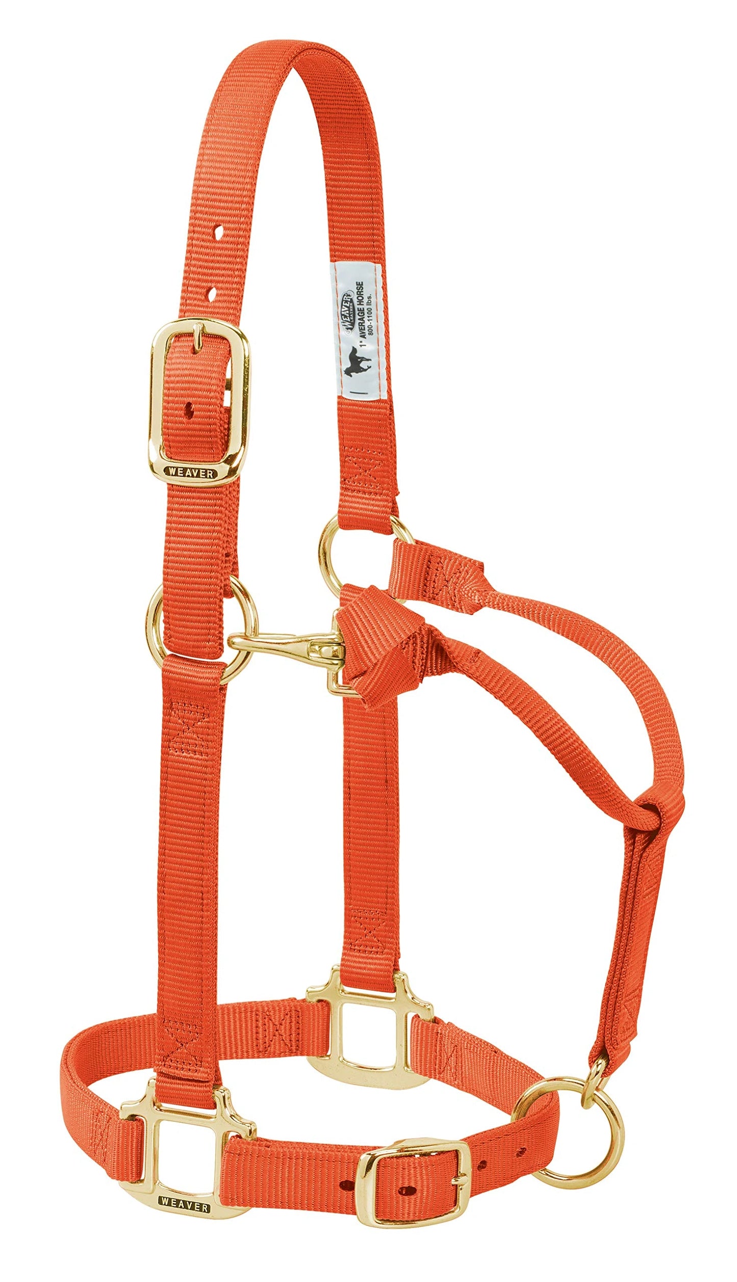 Weaver Leather Horse Halter: Adjustable Nylon for Comfort & Durability