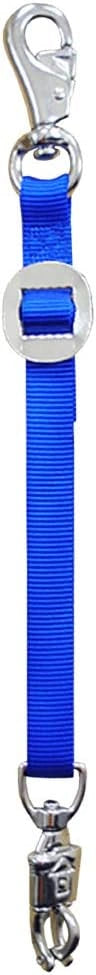 Weaver Leather 28" Heavy-Duty Nylon Trailer Tie with Panic Snap and Bull Snap - Nickel Plated