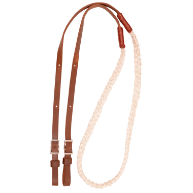 Martin Saddlery HAND BRAIDED NYLON BARREL REIN - Hooves and Paws