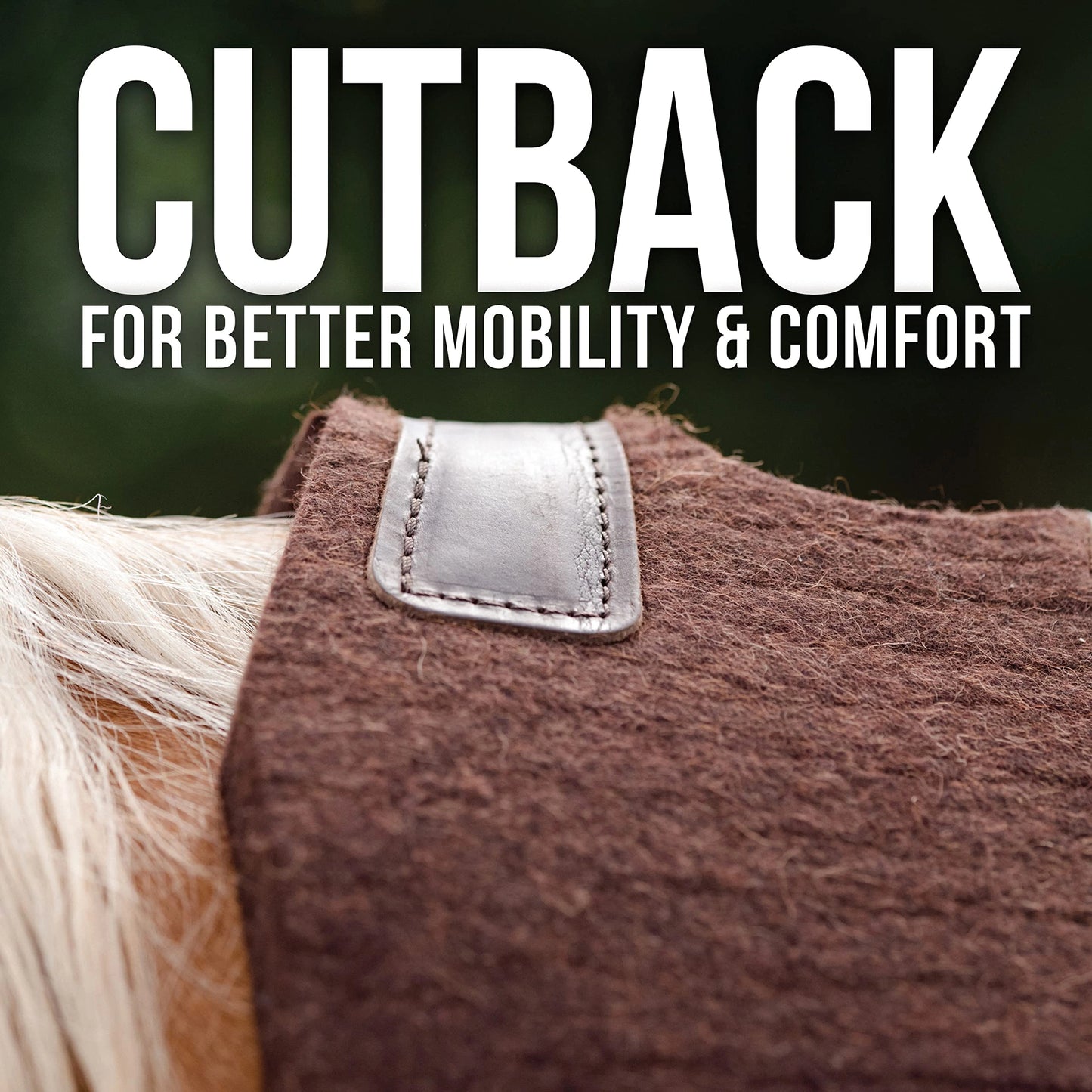 Professional's Choice 100% Wool Felt Contoured Saddle Pad - Pressure Relief & Comfort