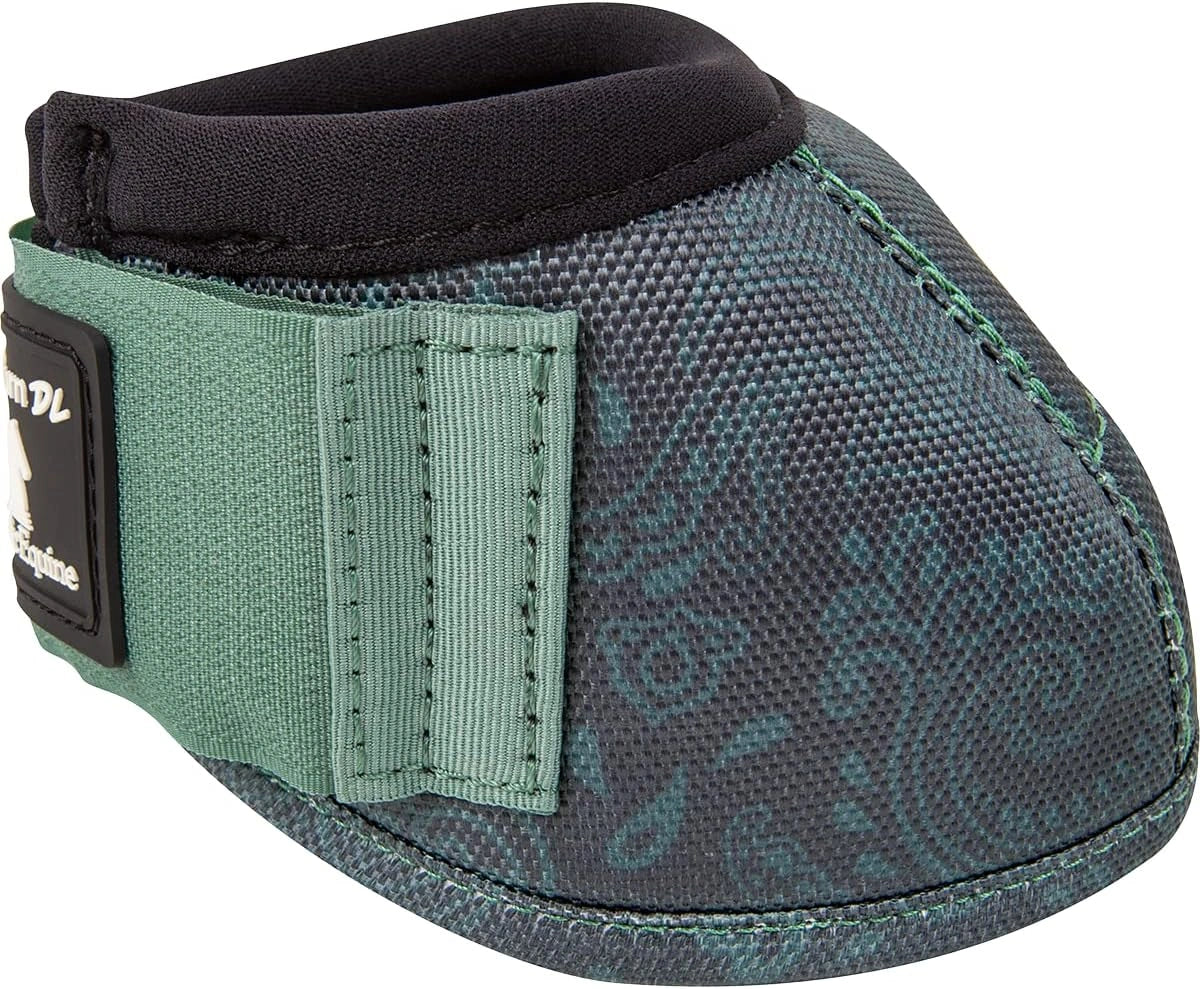 Classic Equine Spruce Paisley Dyno No Turn Bell Boots Small (Sell out)