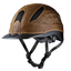 Troxel Low Profile Western Safety Riding Helmet Cheyenne - Brown - Hooves and Paws