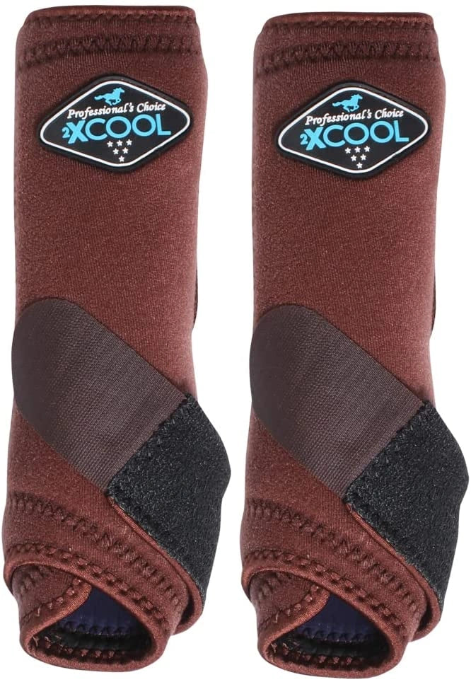 Professional's Choice Sports Medicine 2XCOOL Pattern Horse Equine Boots Front Pair - Hooves and Paws