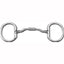 Myler Eggbutt Without Hooks With Stainless Steel Low Port Comfort Snaffle 5 1/2 Inch Mouth Copper Inlay Mb 04 - Hooves and Paws