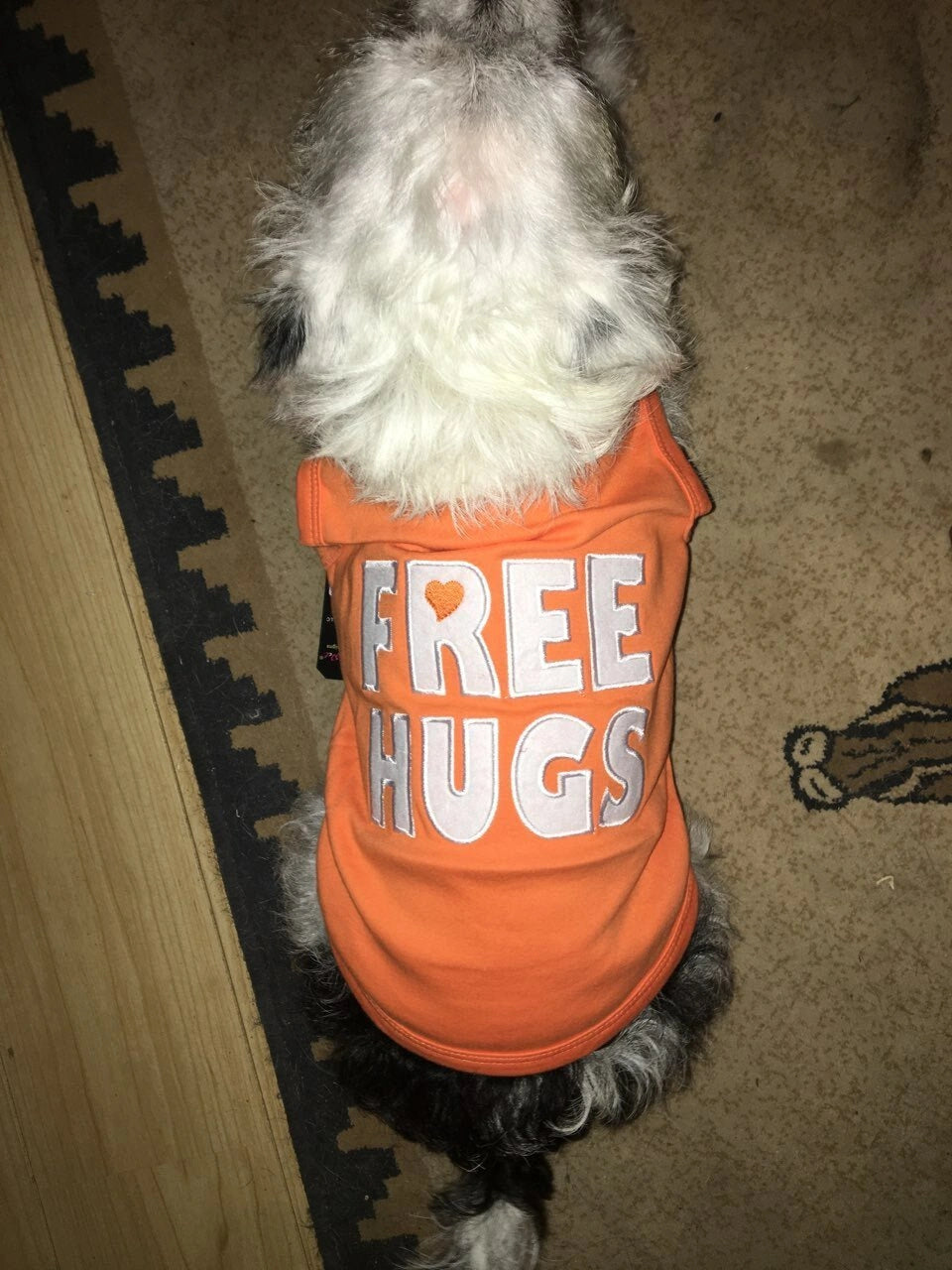 Parisian Pet Peace Love Embroidered Tshirt - Hooves and Paws