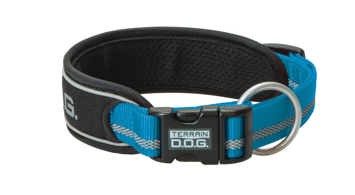 Weaver Leather Terrain Padded Reflective Snap - n - Go Adjustable Collar (Sell out) - Hooves and Paws