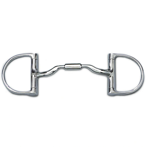Myler English Dee Snaffle 5 1/2 Inch Mouth Copper Inlay Stainless Steel Mb 04 - Hooves and Paws