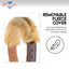 Professional's Choice Dare Cribbing Collar - Reversible Leather with 1 3/4" Wide Strap and Fleece Cover