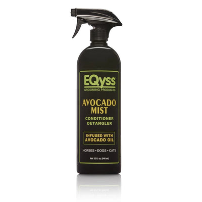 EQyss Avocado Mist Horse Detangler & Coat Conditioner: Shine, Anti-Static, Dust Repellent 32oz (Sell out)