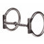 Professional's Choice Equisential Twisted Wire D-Ring Snaffle Bit - 5.25" Mouth, Sweet Iron with Copper Inlays