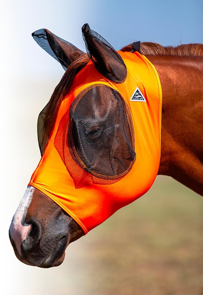 Professional's Choice Comfort-Fit Lycra Fly Mask with Mesh Ears