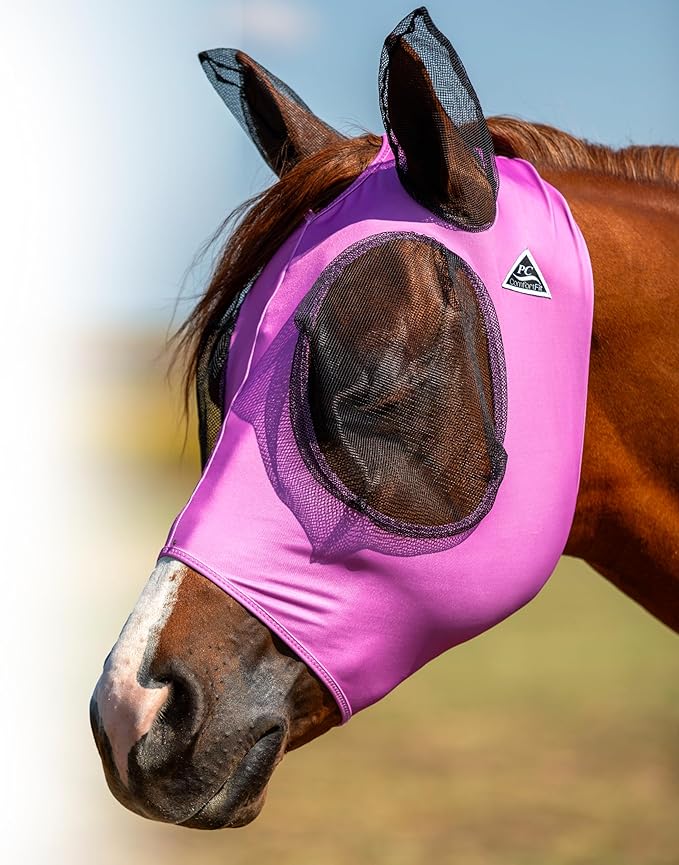 Professional's Choice Comfort-Fit Lycra Fly Mask with Mesh Ears