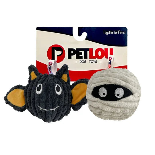 Petlou Squeaky Plush Dog Toys - Durable & Soft Interactive Play for Your Barn Dog