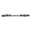 Pro Choice Flat Nylon Curb Chain in Chocolate brown. This 5/8" horse bit chain features high-quality, durable nylon webbing with adjustable silver-tone buckles on both ends for a custom fit. The center consists of a polished metal double-link curb chain. A must-have equestrian tack accessory for horse training and riding, designed for durability and precise control.