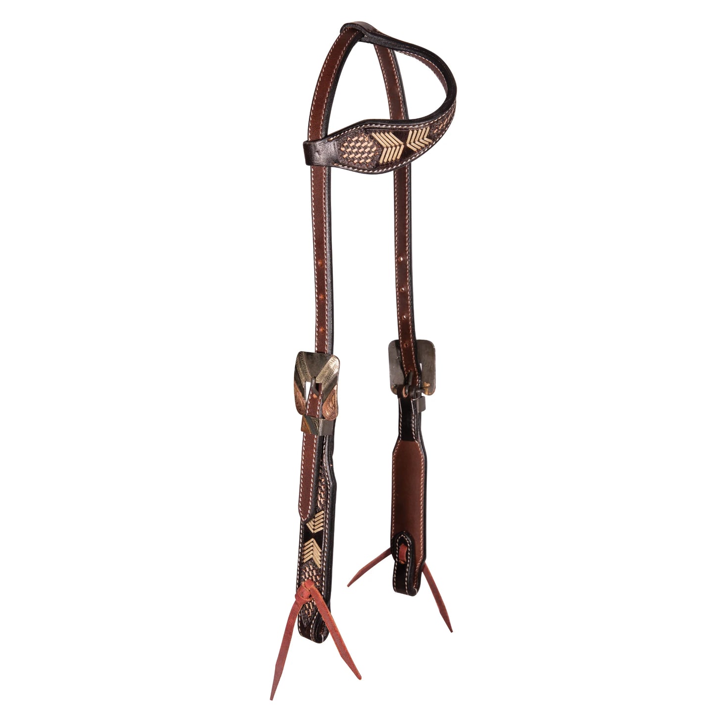 Professional's Choice 1-Ear Headstall - Premium Western Leather Tack for Performance & Durability 3P1037