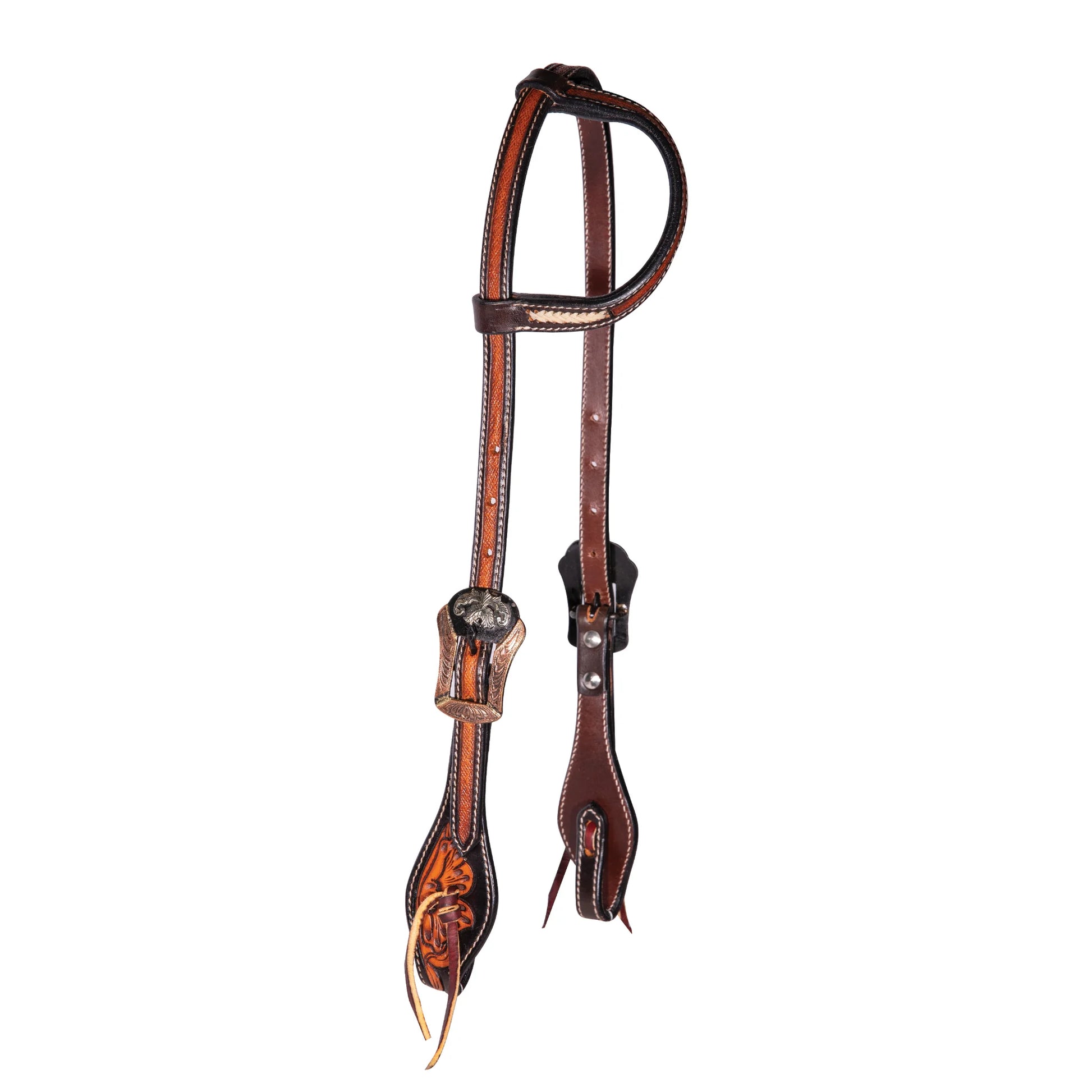 Professional's Choice 1-Ear Headstall - Premium Western Leather Tack for Performance & Durability 3P1041