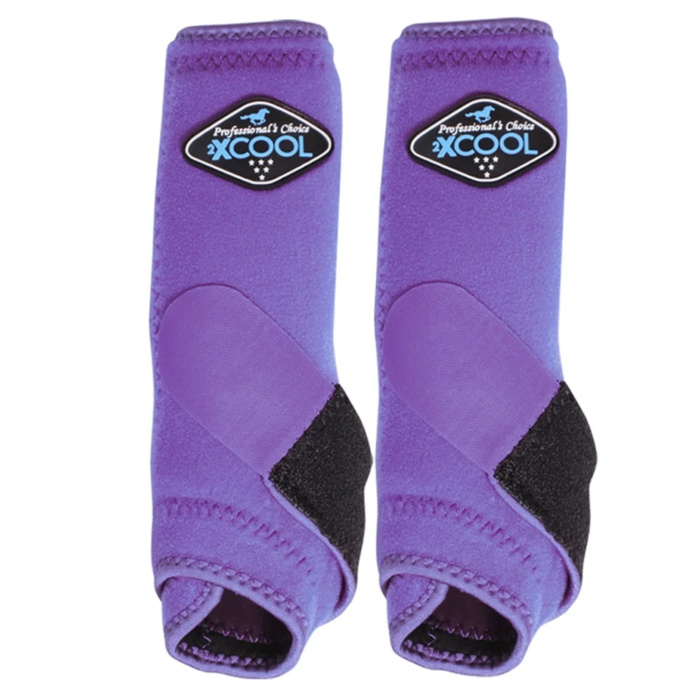 Professional's Choice 2XCOOL Sports Medicine Boots — Purple (pair)