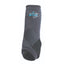 Professional's Choice 2XCOOL Cooling Horse Boots XC4 in charcoal gray. These high-performance equestrian sport boots feature breathable, moisture-wicking technology for superior leg protection and heat dissipation. Shown is a single boot with a secure hook-and-loop strap and the iconic diamond-shaped logo. Ideal for providing tendon support and keeping horse legs cool during intense riding, training, or competition.