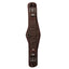Professional's Choice 2XCool Monoflap Dressage Girth in chocolate brown. This high-performance horse girth features innovative cooling minerals to keep your horse cool and dry, a wide center for optimal pressure distribution, and a soft grip liner for stability. Equipped with durable stainless steel roller buckles and a center D-ring for easy attachments. Perfect for monoflap saddles, ensuring maximum comfort and cooling performance for your horse.