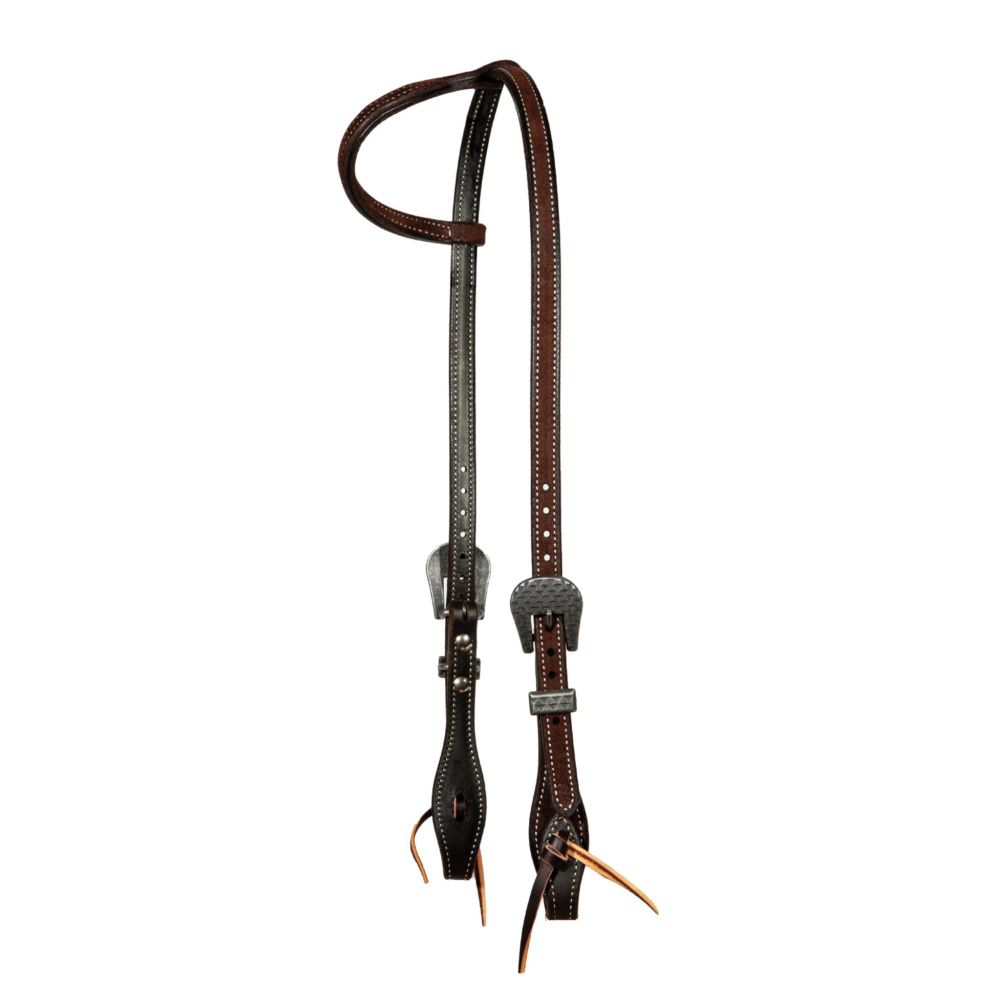 Professional's Choice 5/8" Single Ear Western Headstall - Chocolate Leather