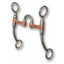 Professional's Choice AV Correction Bit featuring polished silver shanks and a high U-shaped port with textured copper mouthpiece bars. Designed for independent side movement and tongue relief, this premium western horse bit enhances communication and responsiveness. A stylish and functional piece of equestrian tack perfect for training and performance, combining durable stainless steel with sweet copper to encourage salivation and bit acceptance.