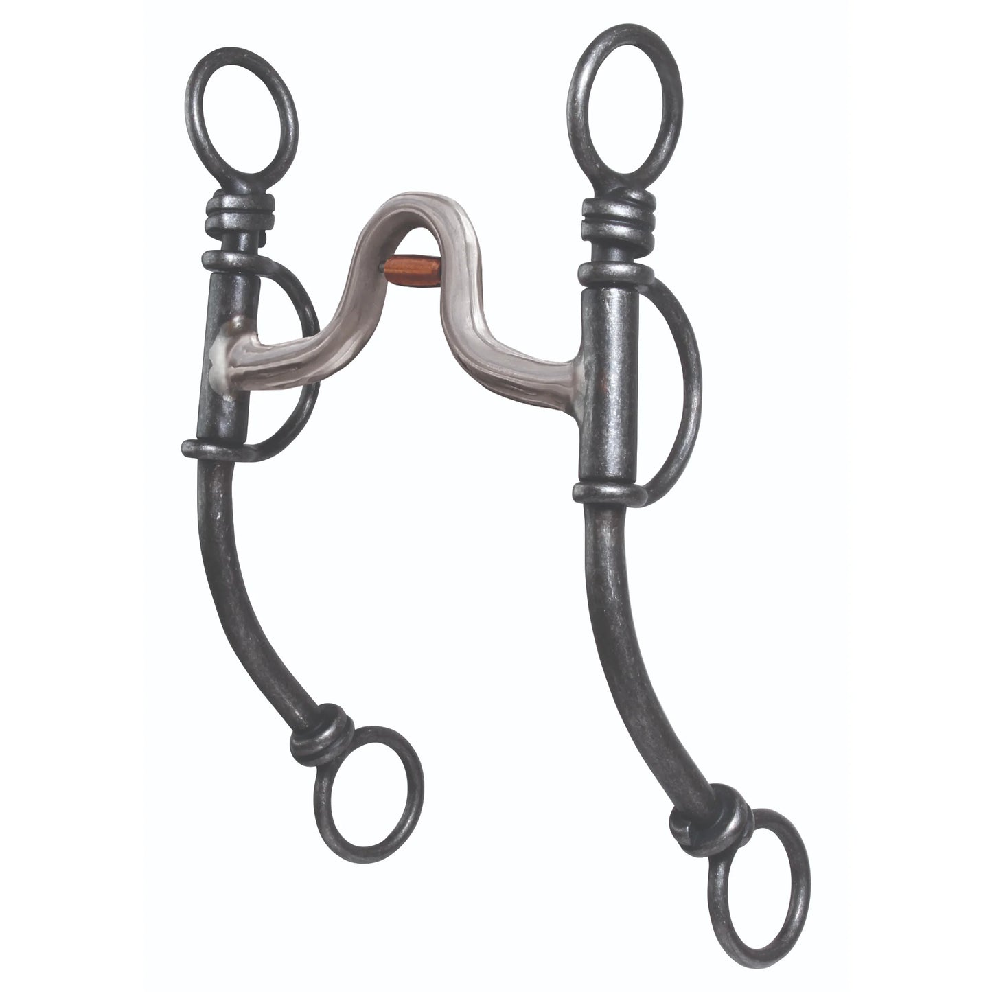 Professional's Choice AV Medium Port Roller Western Horse Bit - 5" Mouthpiece