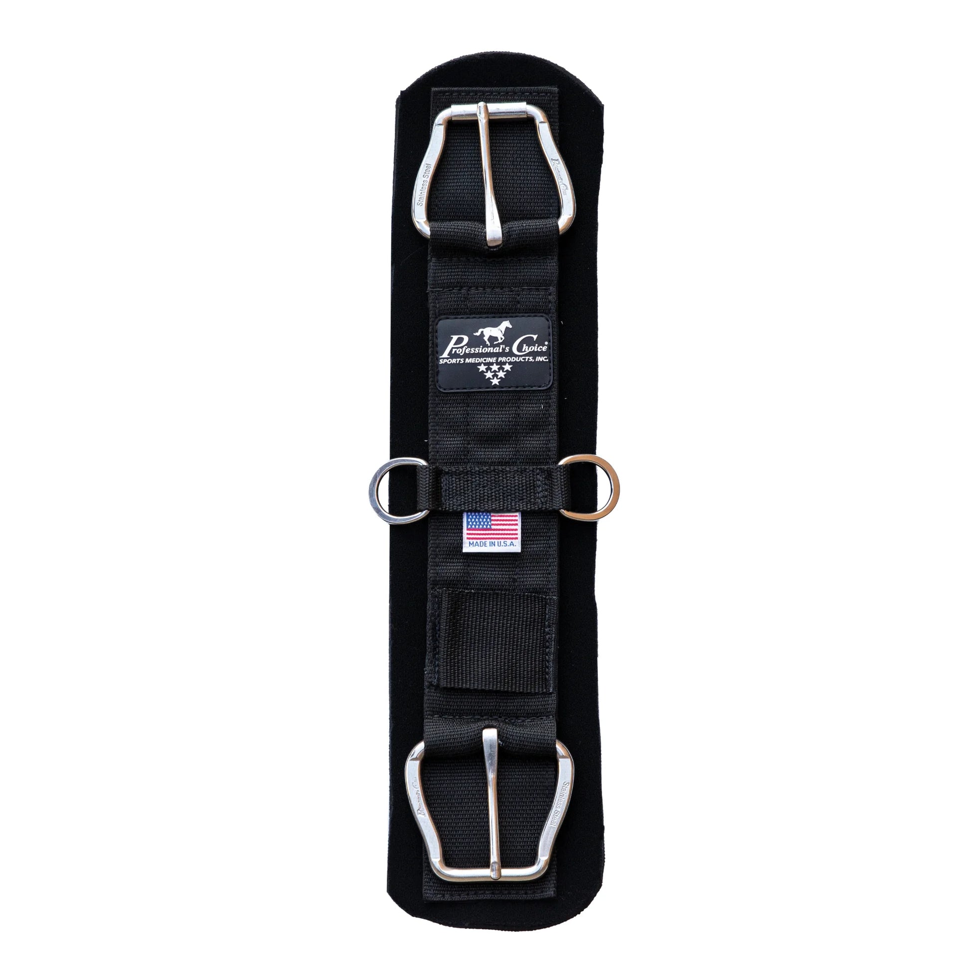 Professional's Choice Black Western Horse Cinch - Durable & Comfortable Equine Girth