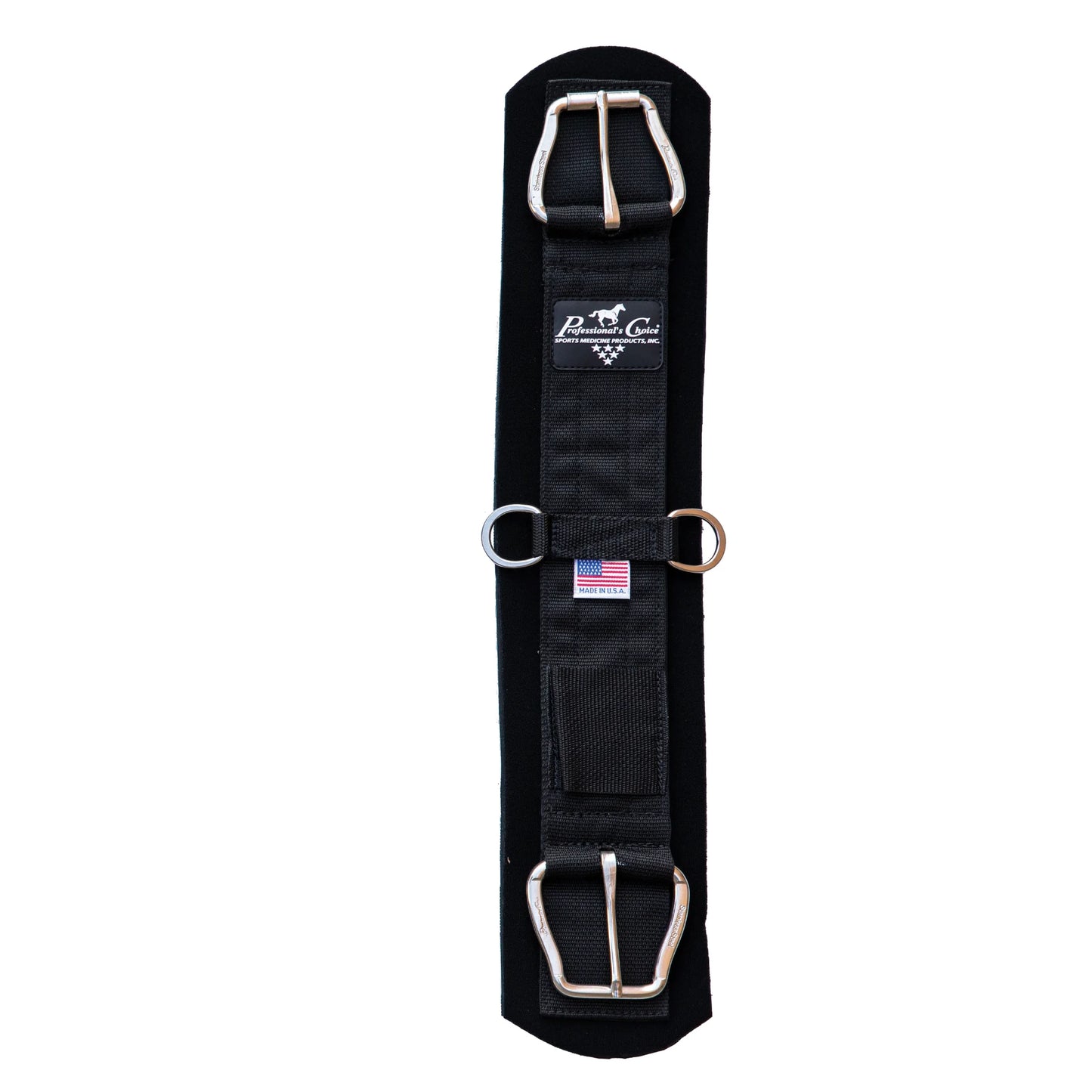Professional's Choice Black Western Horse Cinch - Durable & Comfortable Equine Girth