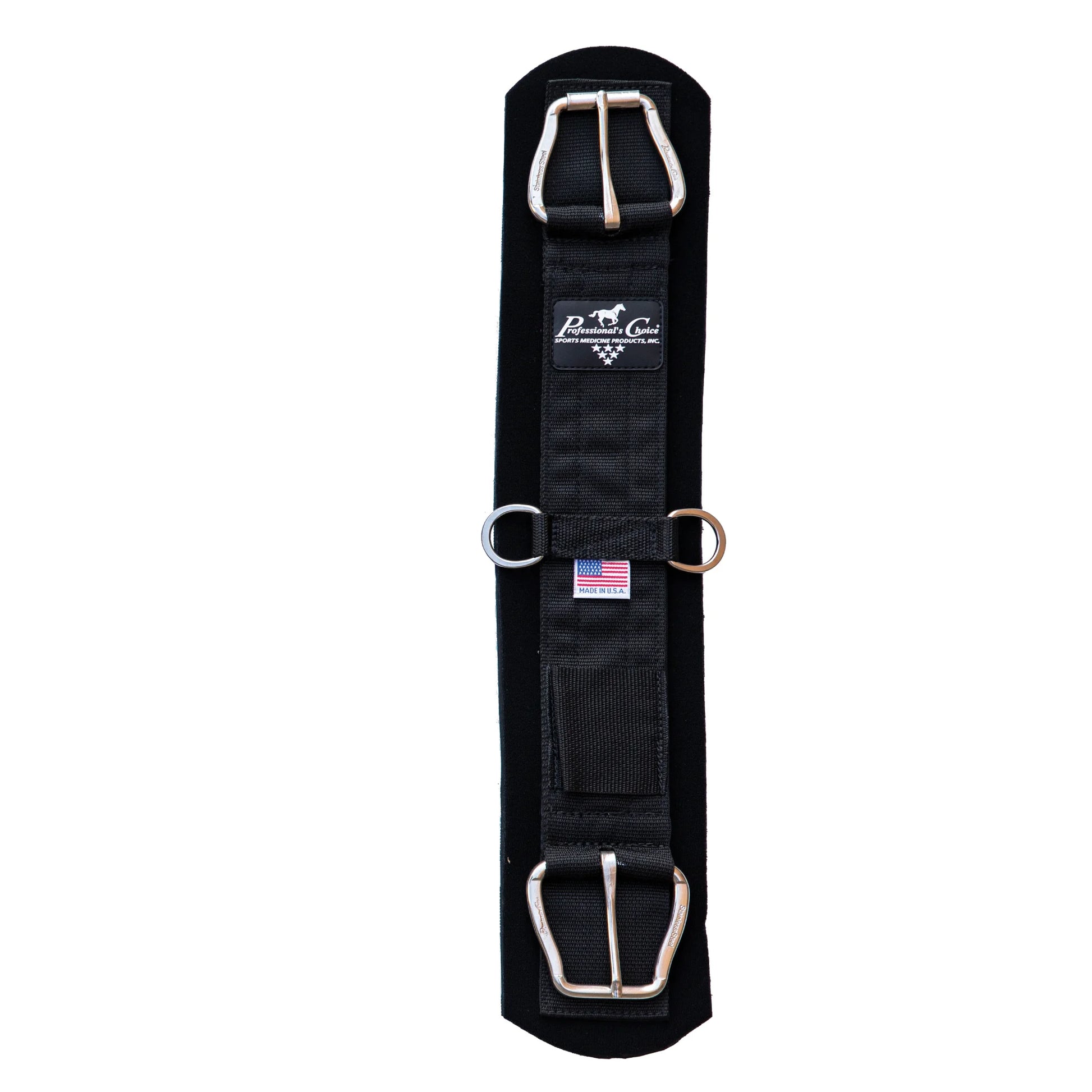 Professional's Choice Black Western Horse Cinch - Durable & Comfortable Equine Girth