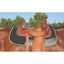 Professional's Choice Contoured Work Pad - Durable Western Saddle Pad, Black, 31" x 32"