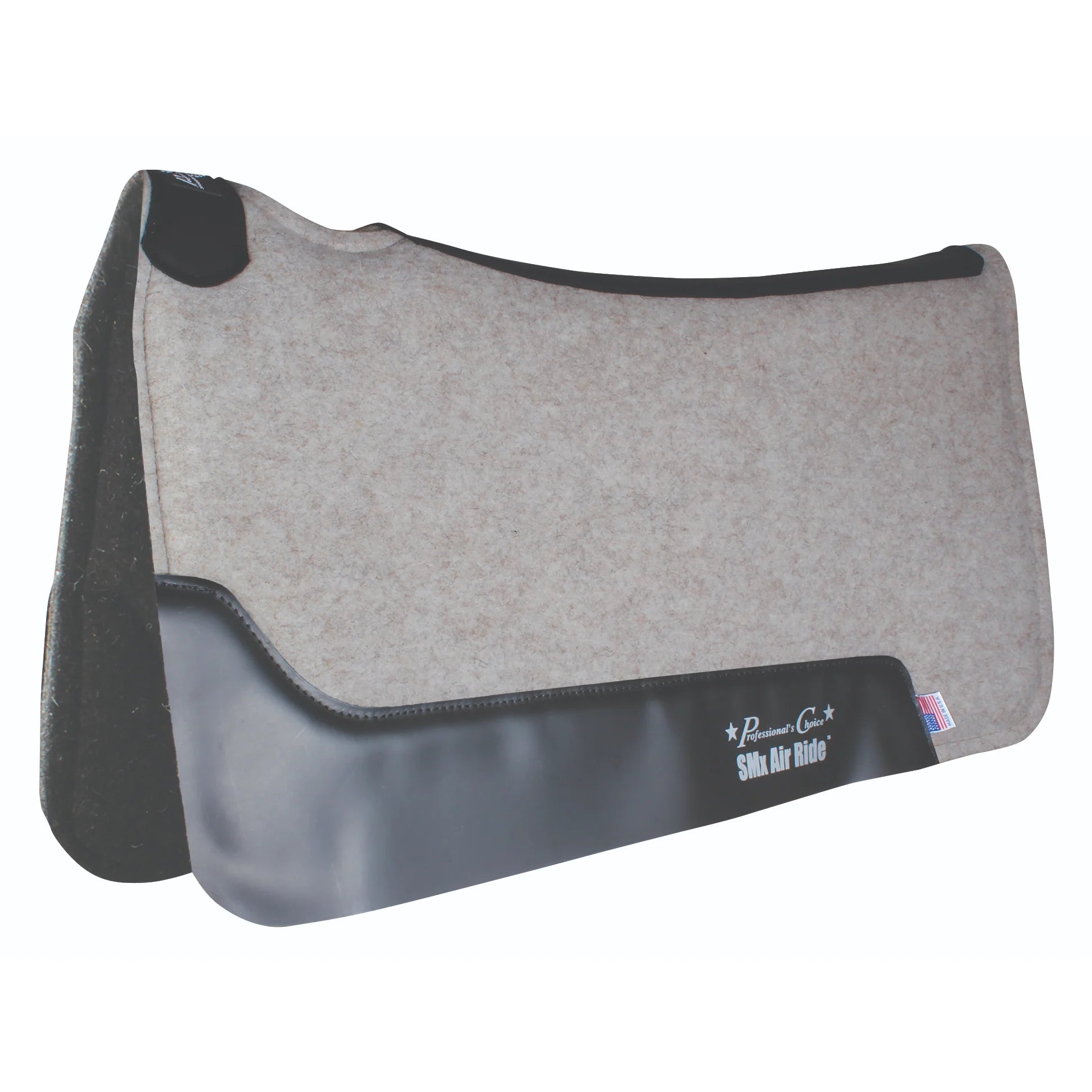 Professional's Choice Cowboy Felt Roper Western Saddle Pad - Tan, 31.5" x 34"