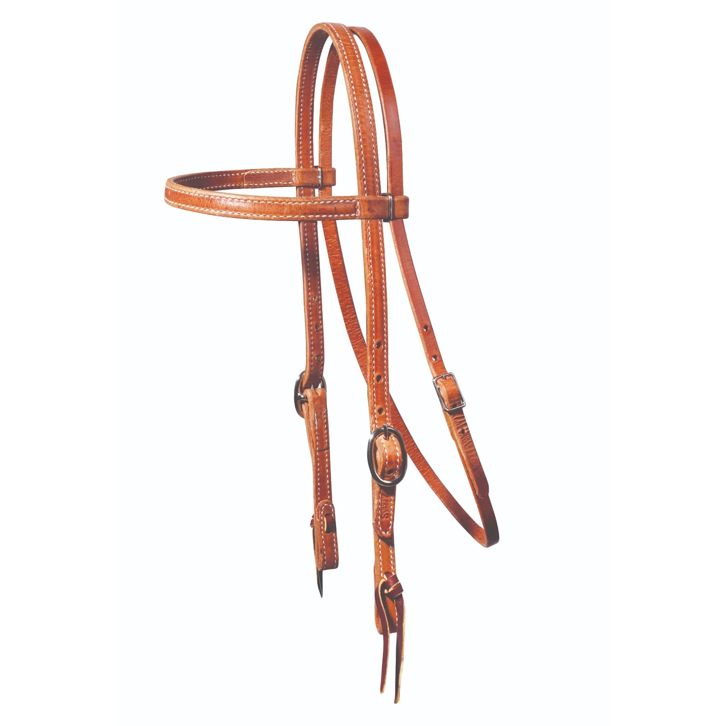 Professional's Choice D&S Browband Headstall with Tie Cheeks - 5/8" Width