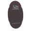 Professional's Choice Dark Wood Soft Goat Hair Brush featuring an oval dark wood back with the Tail Tamer logo. This premium equestrian grooming tool provides a gentle, high-shine finish for horses. The ergonomic base includes side notches for an adjustable leather handle, making it perfect for daily grooming or show prep. A high-quality wood horse brush that combines style and function for professional horse care.