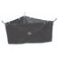 Professional's Choice Deep Corner Feeder in black, an ultra-tough and durable solution for horse trailer or stall feeding. This heavy-duty triangular fabric feeder features reinforced silver grommets and sturdy blue snap clips for easy hanging. Designed to minimize waste and maximize space, it’s a premium equestrian accessory perfect for travel or stable use.