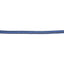 Professional's Choice Easy ON Rope Halter detail showcasing a heavy-duty, blue and black braided rope design. This high-quality equestrian tack offers durability and style for horse training and daily handling. Perfect for horse lovers looking for reliable ground work equipment.