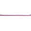 Close-up of the burgundy and white braided rope from the Professional's Choice Easy ON Rope Halter. This high-quality horse tack features a durable, weather-resistant construction ideal for training and daily use. The vibrant two-tone pattern adds a stylish touch to a piece of essential equestrian gear designed for quick application and long-lasting performance.