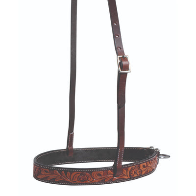 Professional's Choice Equine Noseband - Premium Leather Training Tack for Performance Horses