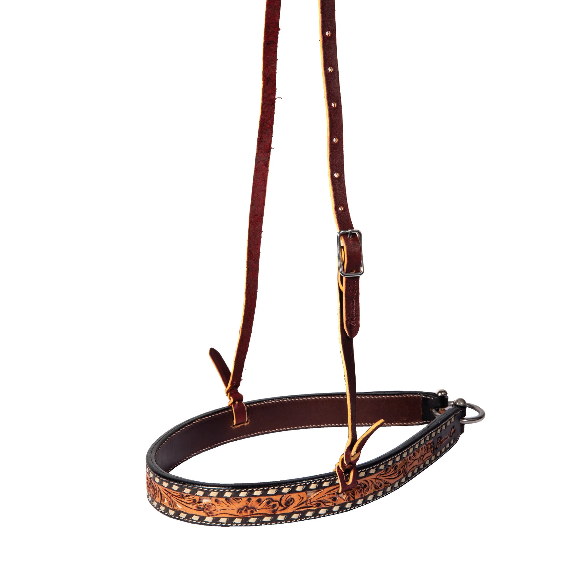 Professional's Choice Equine Noseband - Premium Leather Training Tack for Performance Horses 3P5035