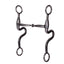 Professional's Choice Equisential Swept Back Seven Shank Bit in polished gunmetal. This western horse bit features a single jointed snaffle mouthpiece and distinctive S-curve shanks designed for moderate leverage and clear communication. A stylish piece of equestrian tack for performance and everyday riding, crafted from durable steel. Ideal for riders seeking professional-grade western horse equipment and training gear.