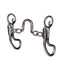 Professional's Choice Equisential Teardrop Bit for horses featuring a 5-inch mouthpiece with a cathedral port and chain-link joints. Crafted from durable stainless steel, this western curb bit includes elegant teardrop-style shanks for responsive leverage. High-quality equestrian tack designed for refined communication and control, perfect for training or performance riding.